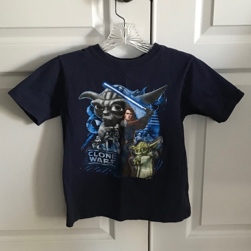 STAR WARS YODA TEE Cotton Sz M EUC